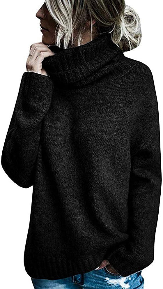 Damen Oversize-Kuschel-Rollkragenpullover aus Feinstrick Echo Archiv