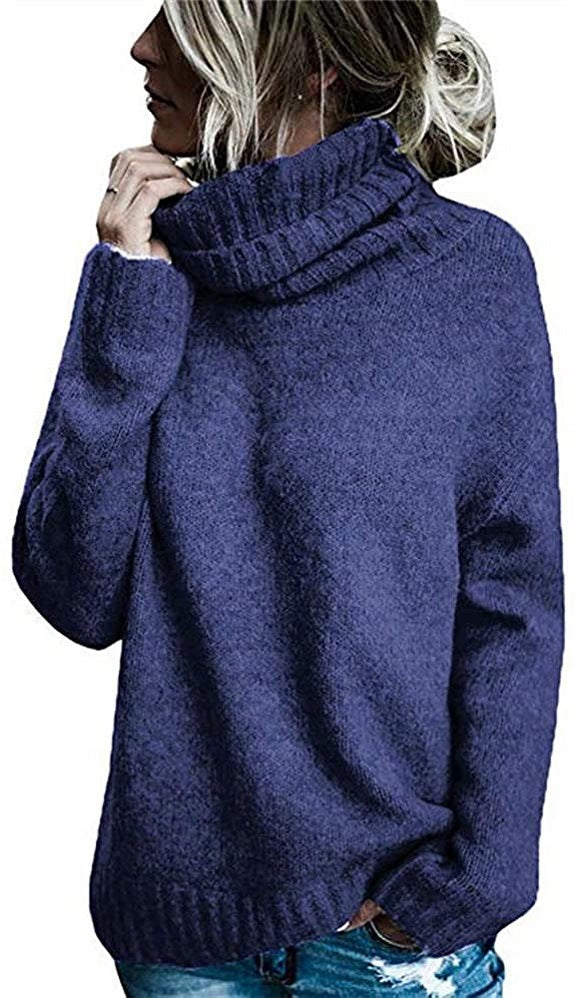 Damen Oversize-Kuschel-Rollkragenpullover aus Feinstrick Echo Archiv
