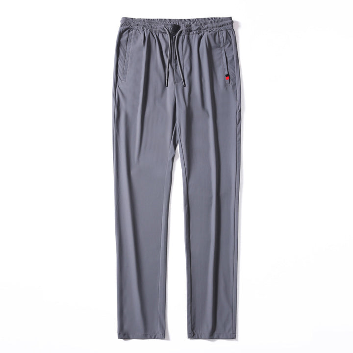 Herren Leichte Jersey-Freizeithose mit elastischem Bund, Tunnelzug und Seitentaschen Echo Archiv