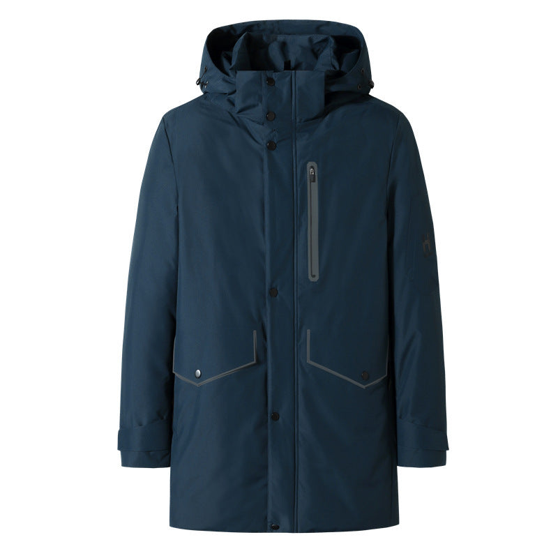 Herren Wasserdichter und isolierter Parka mit Kapuze Echo Archiv
