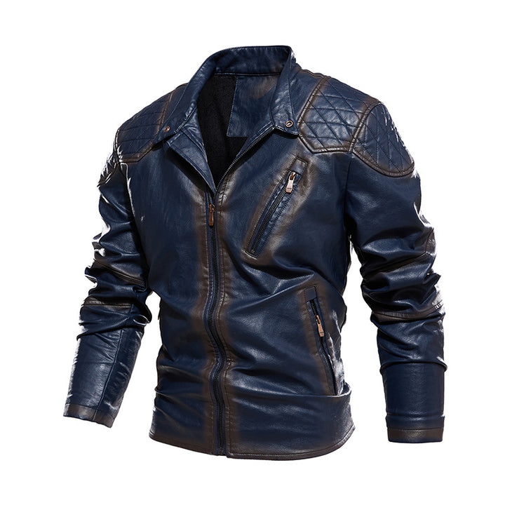 Herren Bikerjacke aus Kunstleder Echoarchiv