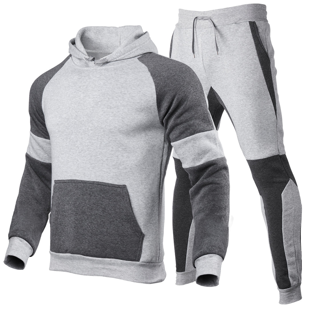 Herren Sportliches Hoodie und joggingset mit atmungsaktiven Einsätzen Echoarchiv