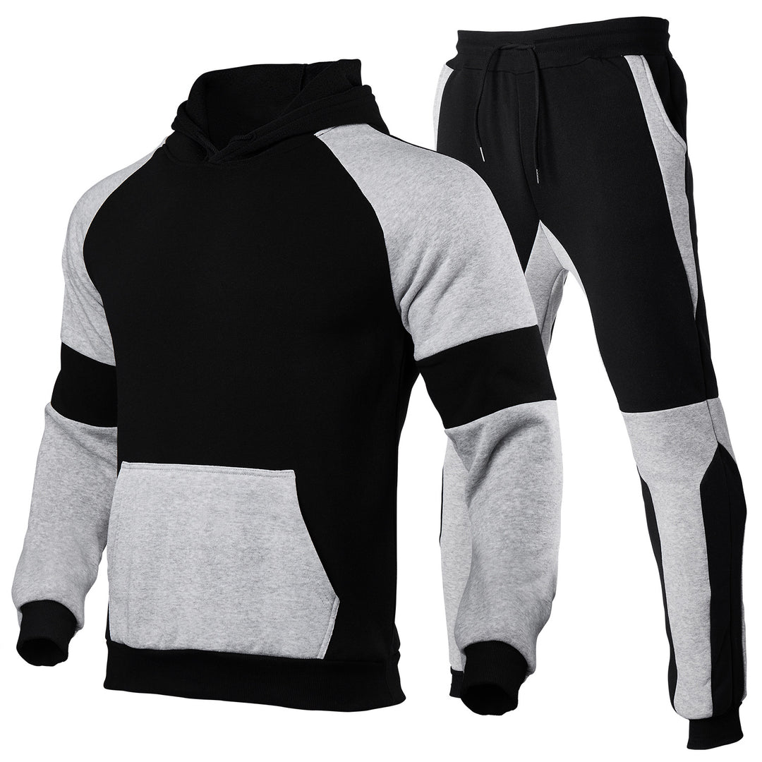Herren Sportliches Hoodie und joggingset mit atmungsaktiven Einsätzen Echoarchiv