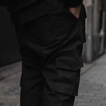 Herren Multifunktionale Cargo-Hose mit praktischen Taschen und verstellbarem Bund Echoarchiv