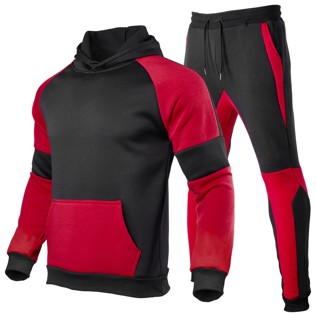 Herren Sportliches Hoodie und joggingset mit atmungsaktiven Einsätzen Echoarchiv