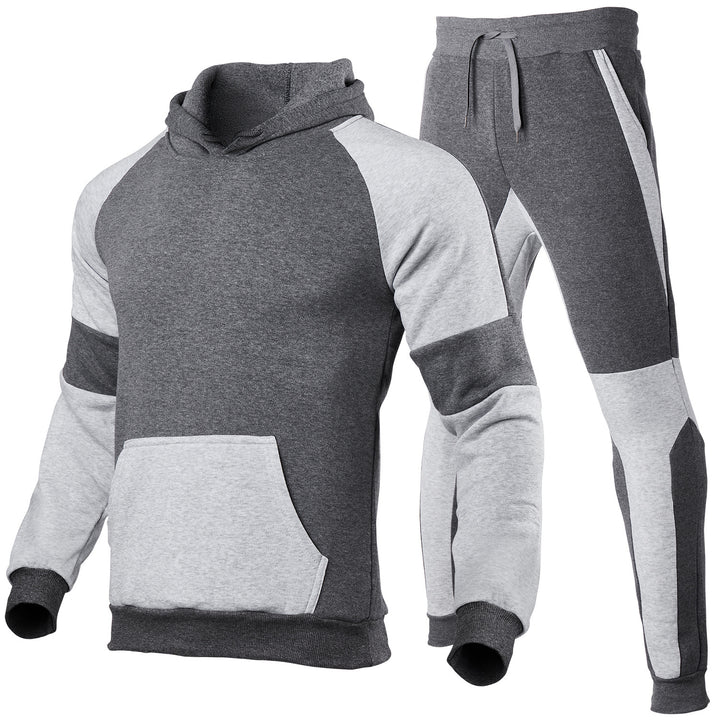Herren Sportliches Hoodie und joggingset mit atmungsaktiven Einsätzen Echoarchiv