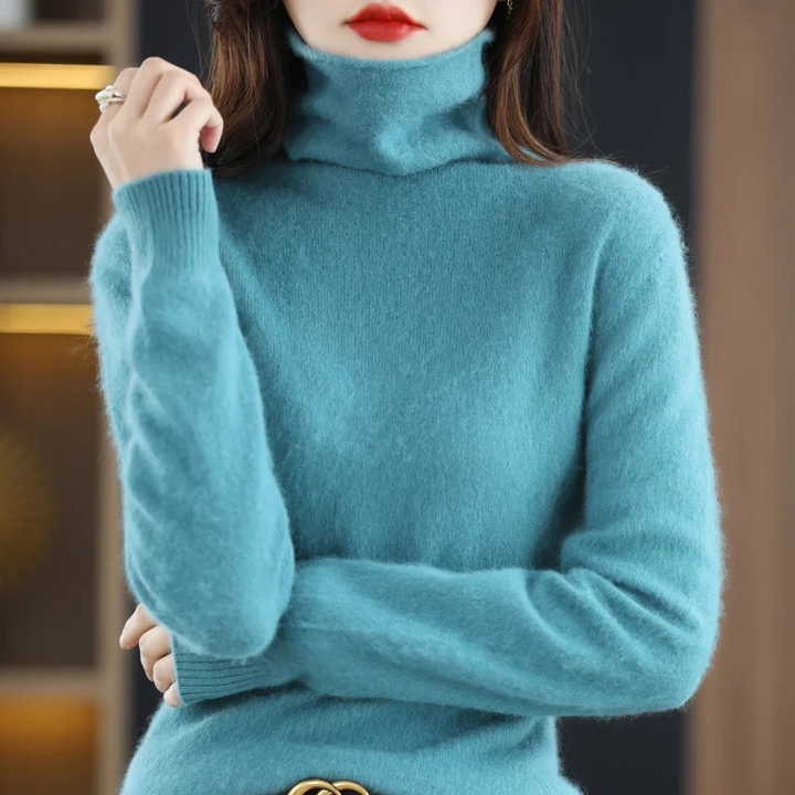 Echoarchiv | Pullover Damen Weicher Rollkragenpullover, Warm & Luxuriöses Design