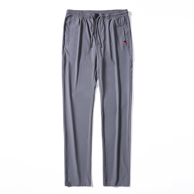 Herren Leichte Jersey-Freizeithose mit elastischem Bund, Tunnelzug und Seitentaschen Echo Archiv