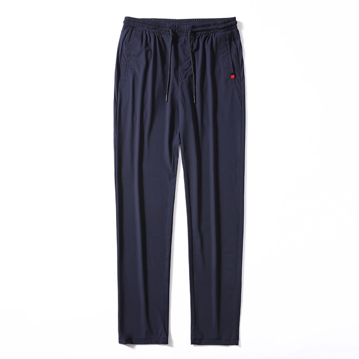 Herren Leichte Jersey-Freizeithose mit elastischem Bund, Tunnelzug und Seitentaschen Echo Archiv