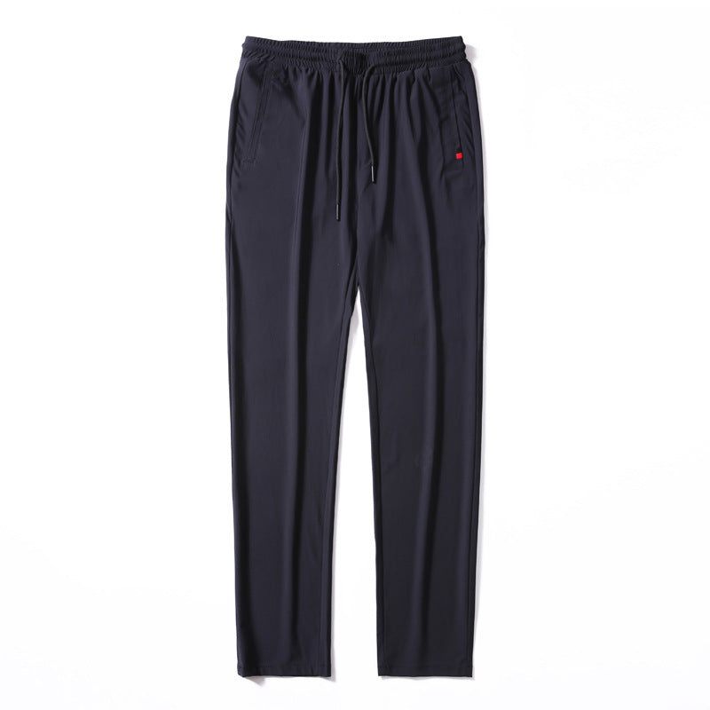 Herren Leichte Jersey-Freizeithose mit elastischem Bund, Tunnelzug und Seitentaschen Echo Archiv