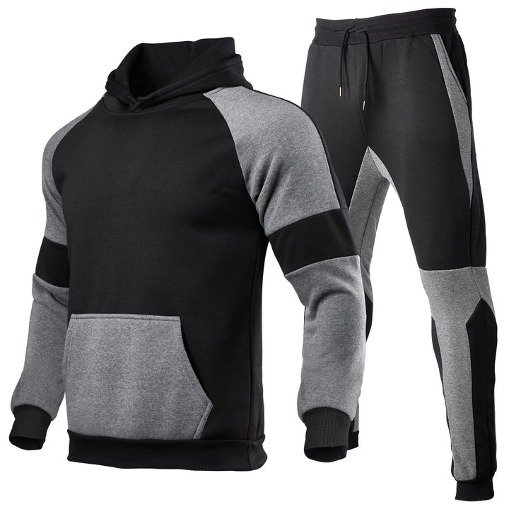 Herren Sportliches Hoodie und joggingset mit atmungsaktiven Einsätzen Echoarchiv