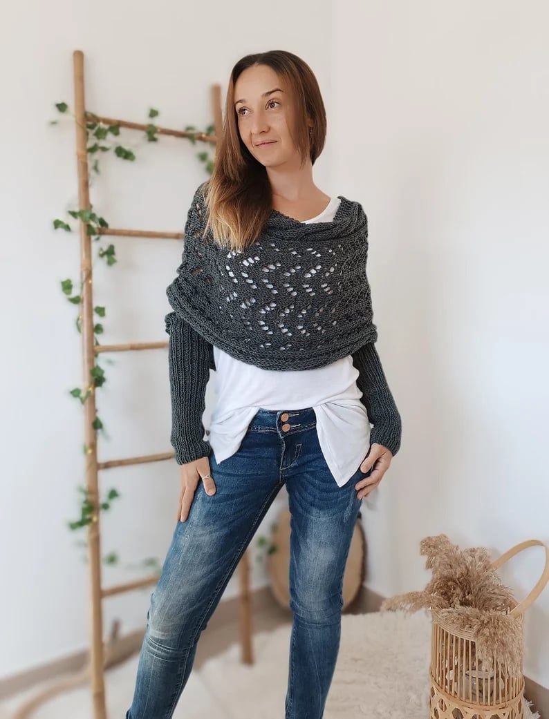 Echoarchiv | Bequemer Strickschal