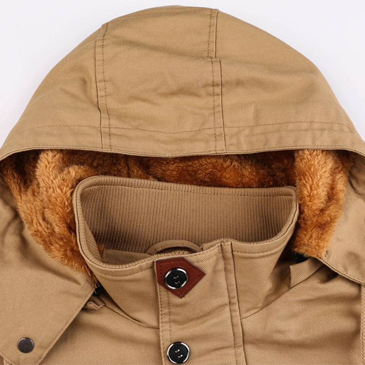 Herren Utility-Jacke mit praktischen Taschen und hohem Kragen Echoarchiv