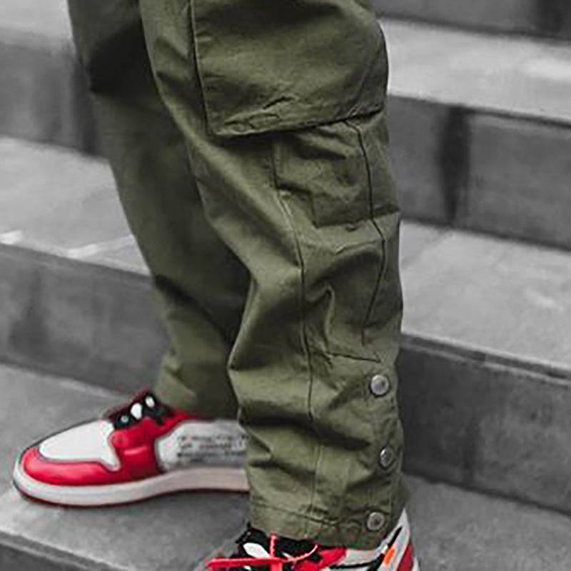 Herren Multifunktionale Cargo-Hose mit praktischen Taschen und verstellbarem Bund Echoarchiv