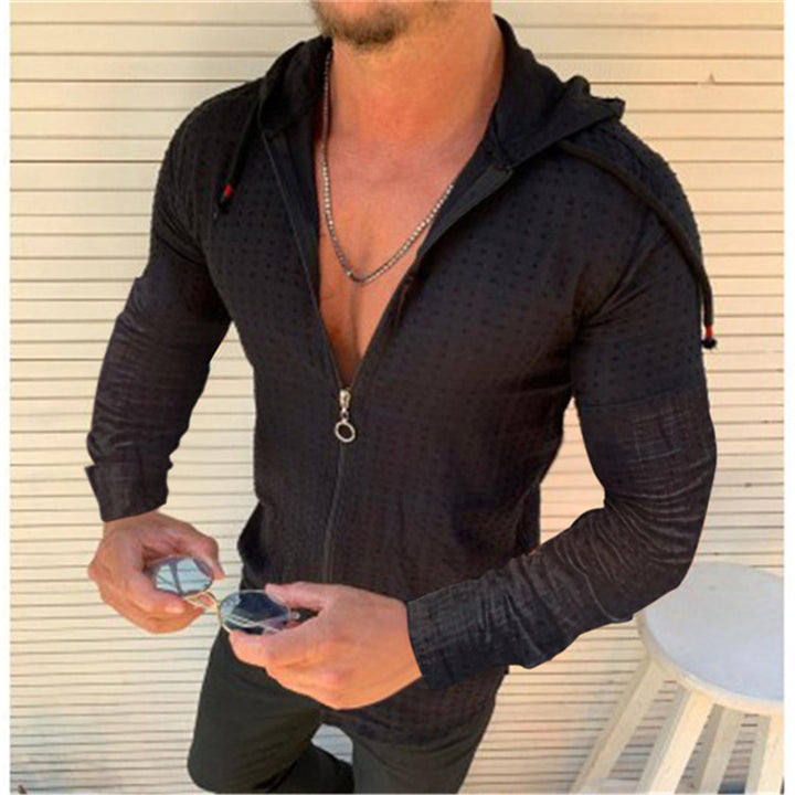 Herren stylische Freizeitjacke mit praktischem Reißverschluss Echoarchiv