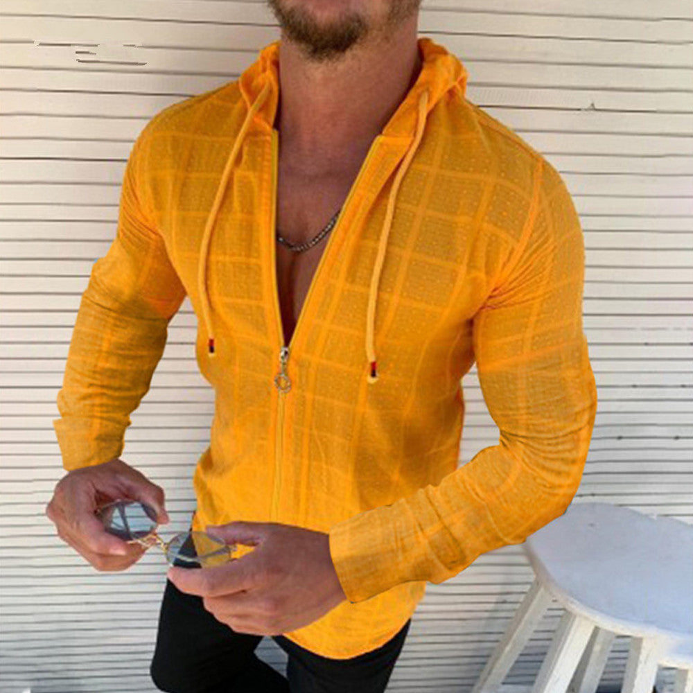 Herren stylische Freizeitjacke mit praktischem Reißverschluss Echoarchiv