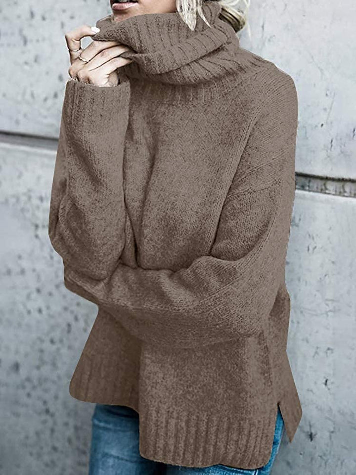Damen Oversize-Kuschel-Rollkragenpullover aus Feinstrick Echo Archiv