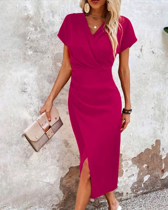 Echoarchiv | Elegantes Festkleid mit Frühlingsschlitz