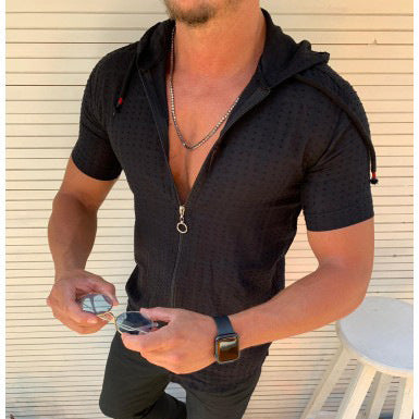 Herren Performance Zip-Up Sportshirt Echoarchiv