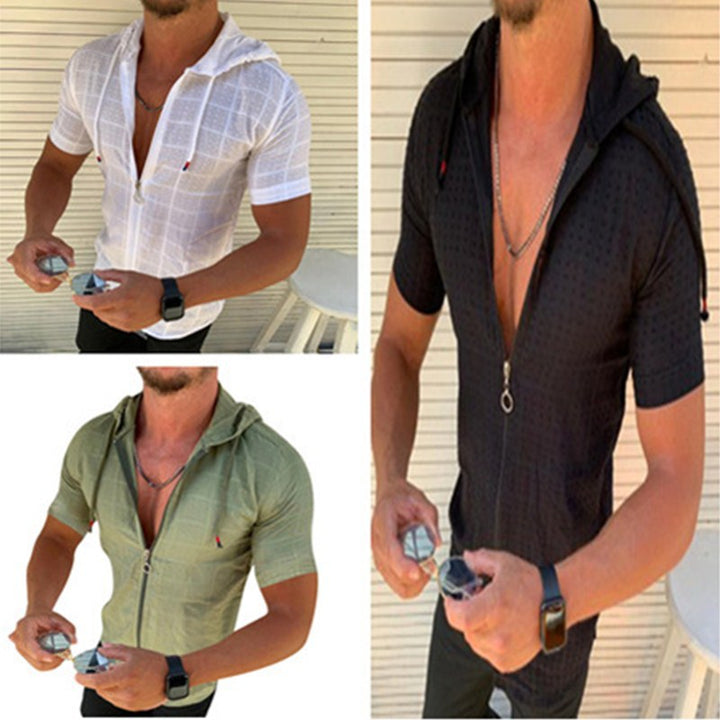 Herren Performance Zip-Up Sportshirt Echoarchiv