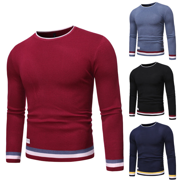Herren Feinstrickpullover mit maritimen Akzenten Echoarchiv