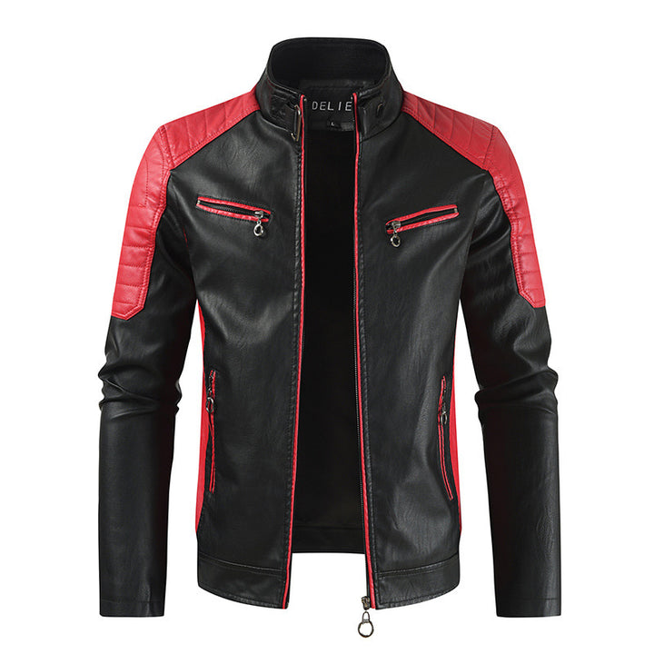 Herren Freizeit Lederjacke Echo Archiv