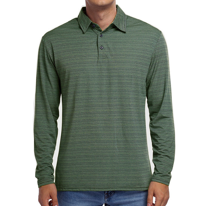 Herren Langarm Polo-Shirt Echoarchiv