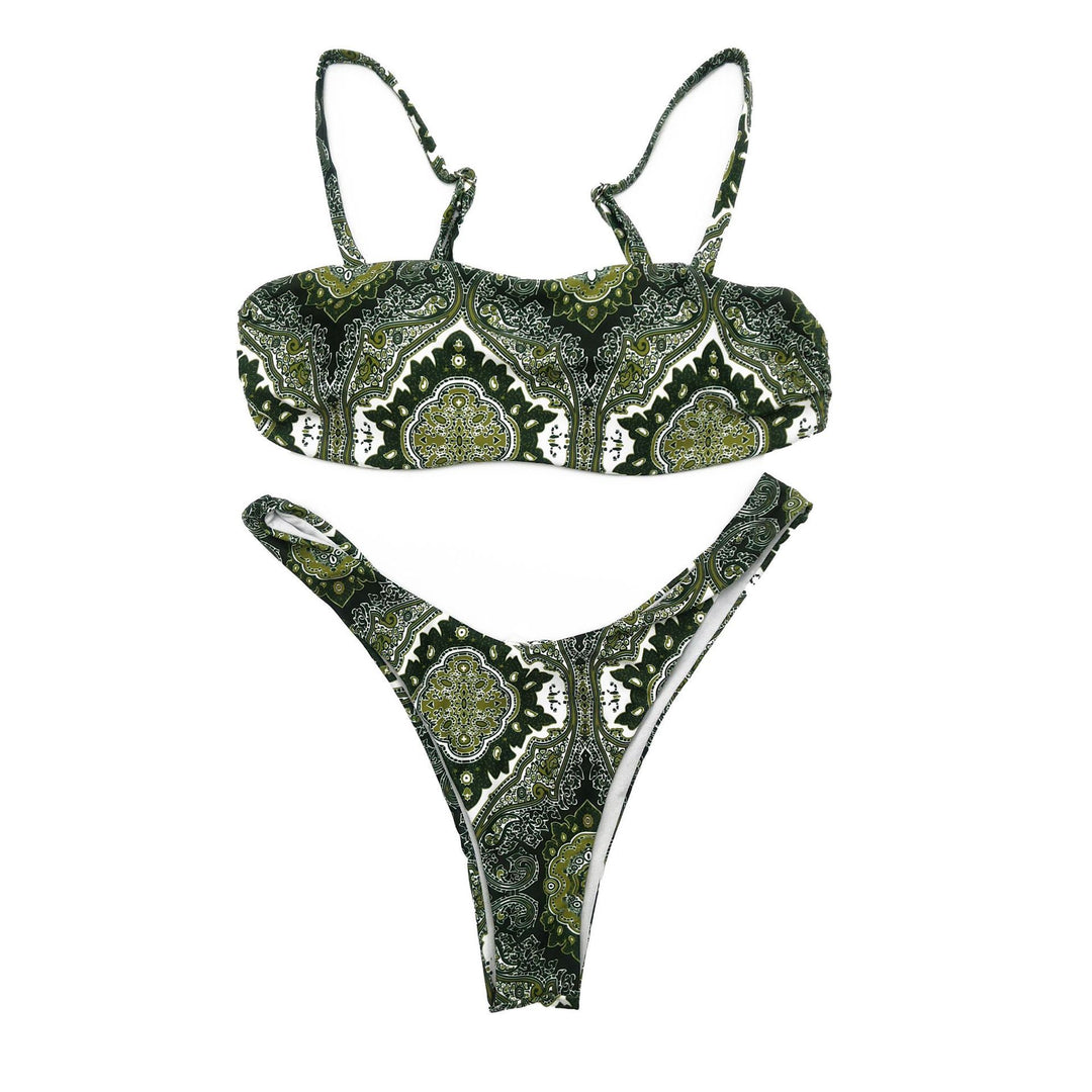 Damen Triangle-Bikini mit trendigen Riemen Echo Archiv