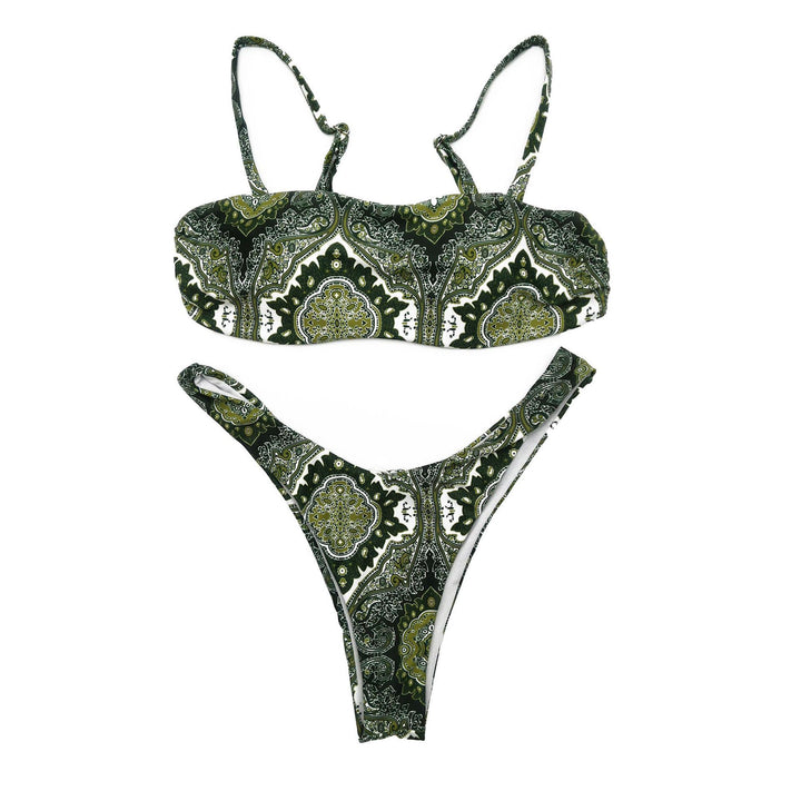 Damen Triangle-Bikini mit trendigen Riemen Echo Archiv