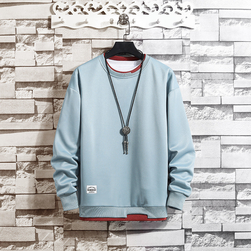 Herren Sportlicher Langarm-Pullover Echoarchiv