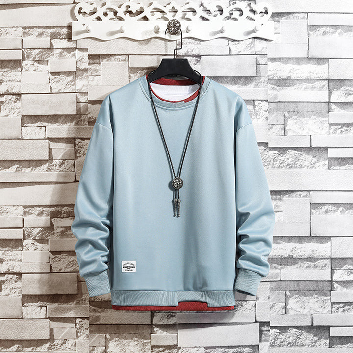 Herren Sportlicher Langarm-Pullover Echoarchiv