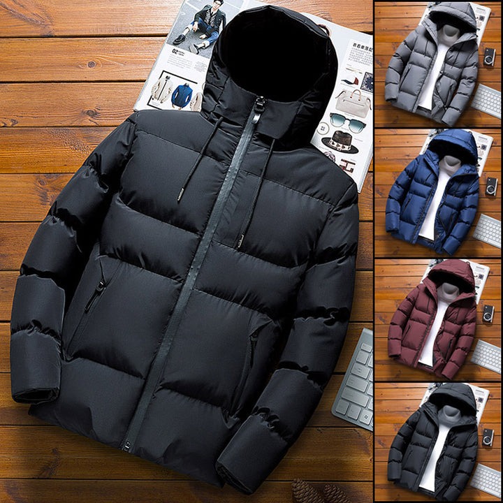 Herren isolierte Outdoor-Jacke mit abnehmbarer Kapuze Echoarchiv