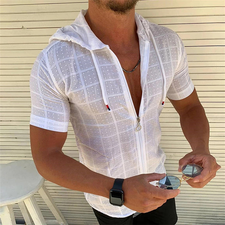 Herren Performance Zip-Up Sportshirt Echoarchiv