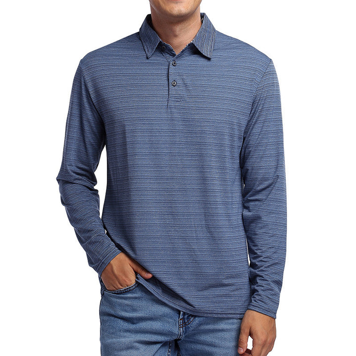Herren Langarm Polo-Shirt Echoarchiv