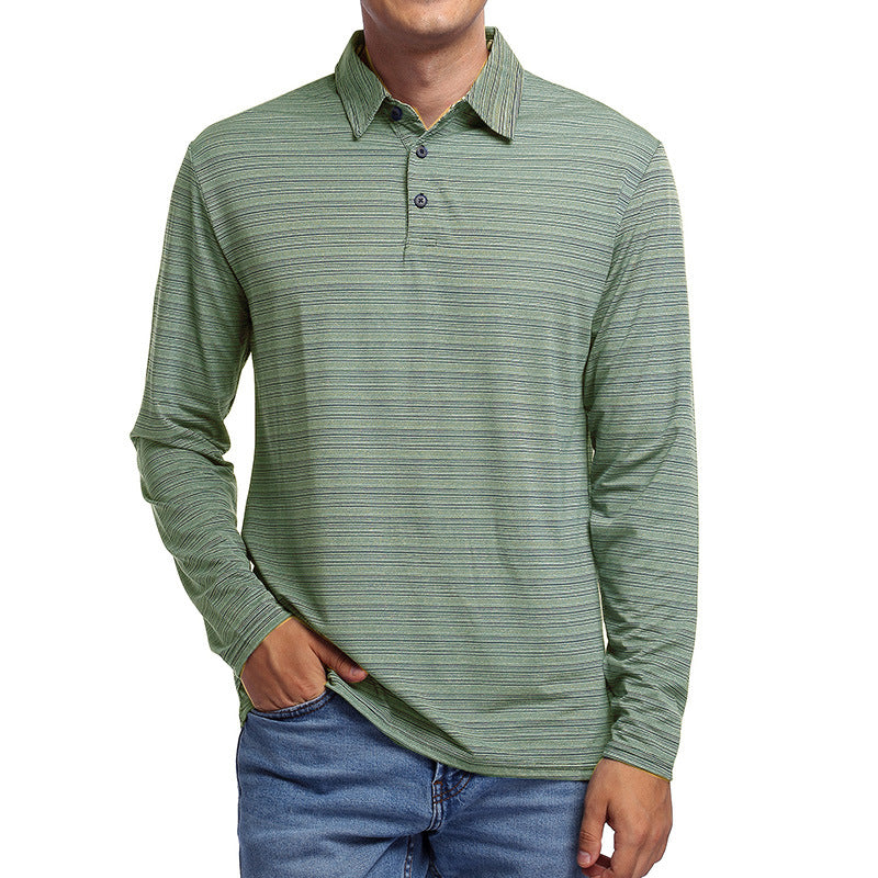 Herren Langarm Polo-Shirt Echoarchiv