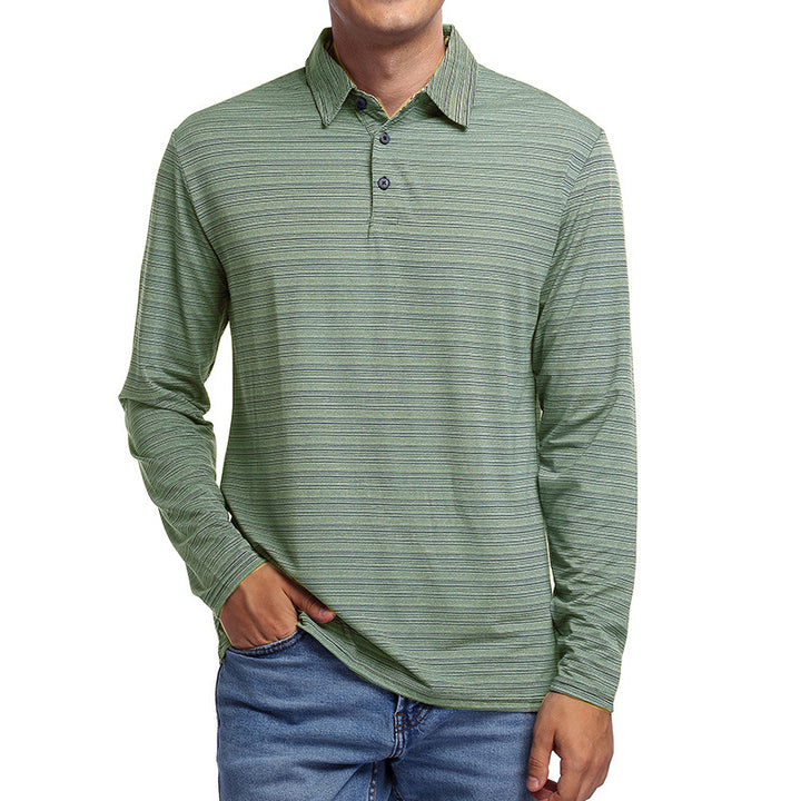 Herren Langarm Polo-Shirt Echoarchiv