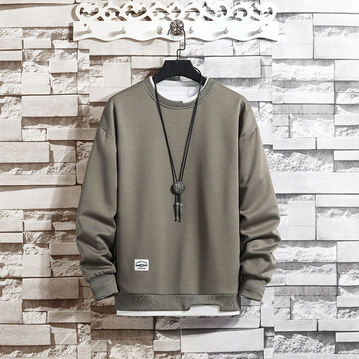 Herren Sportlicher Langarm-Pullover Echoarchiv