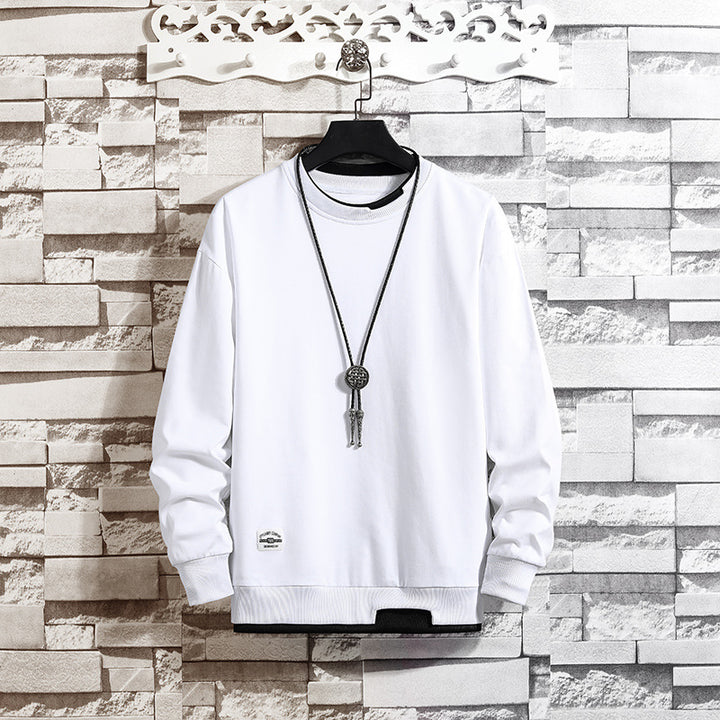 Herren Sportlicher Langarm-Pullover Echoarchiv