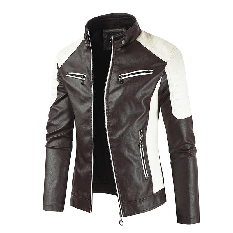 Herren Freizeit Lederjacke Echo Archiv