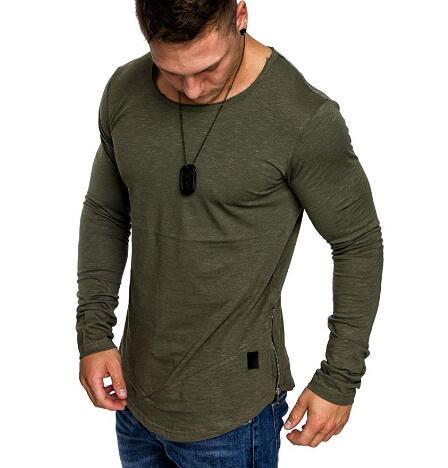 Herren langärmliges Slim-Fit T-Shirt mit modernem Schnitt Echoarchiv