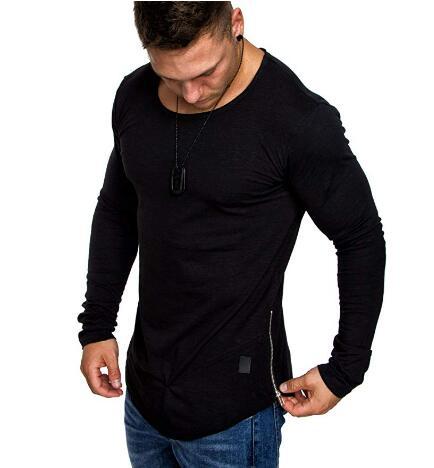 Herren langärmliges Slim-Fit T-Shirt mit modernem Schnitt Echoarchiv