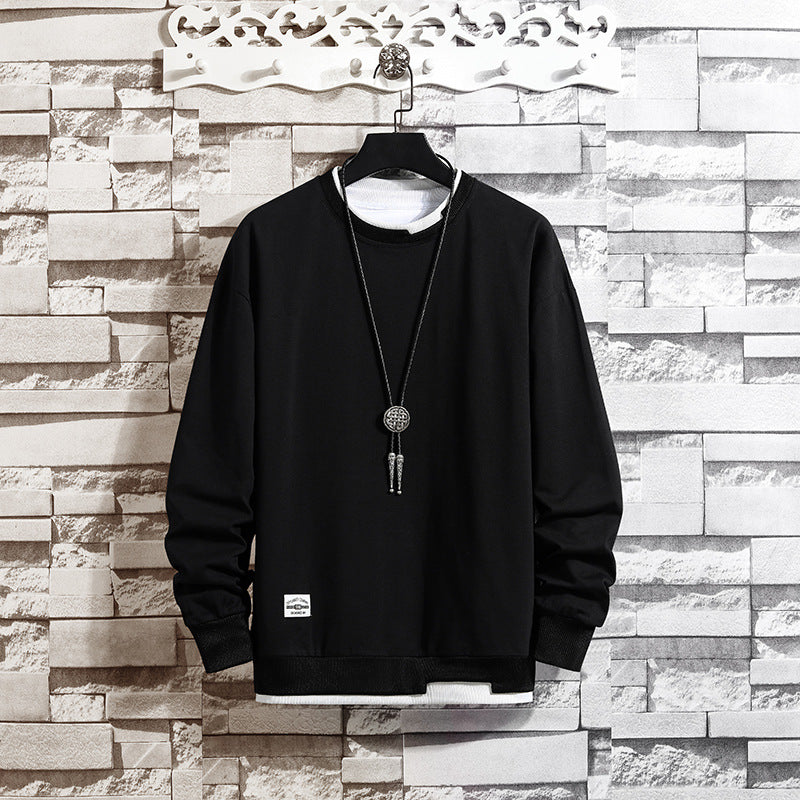 Herren Sportlicher Langarm-Pullover Echoarchiv