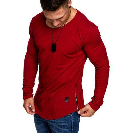 Herren langärmliges Slim-Fit T-Shirt mit modernem Schnitt Echoarchiv