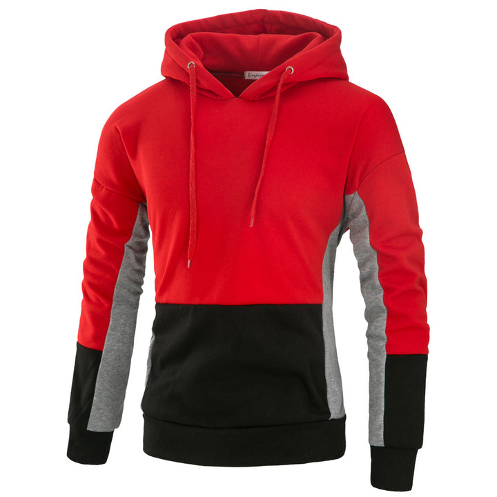 Herren Kapuzenpullover mit stylischem Farbblockdesign Echoarchiv