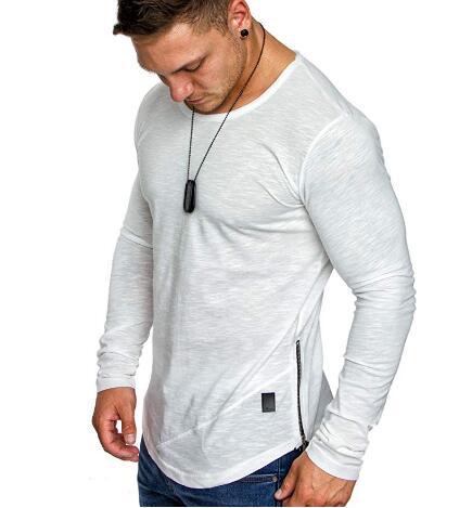 Herren langärmliges Slim-Fit T-Shirt mit modernem Schnitt Echoarchiv