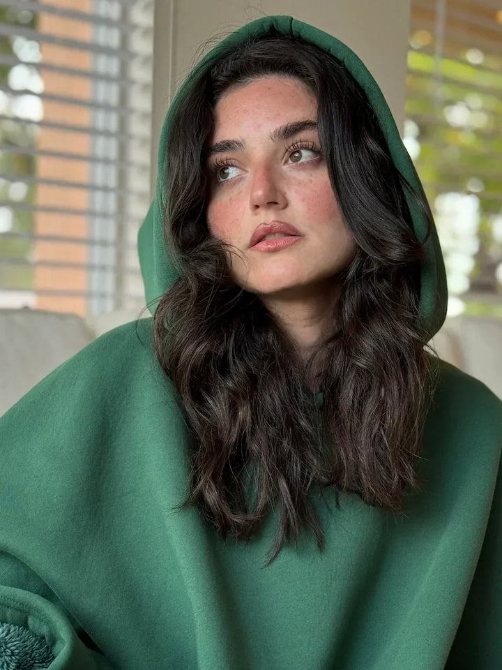 Echoarchiv | Oversized Hoodie-Decke - Entspannungs-Kapuzenpullover Zum Wohlfühlen und Relaxen