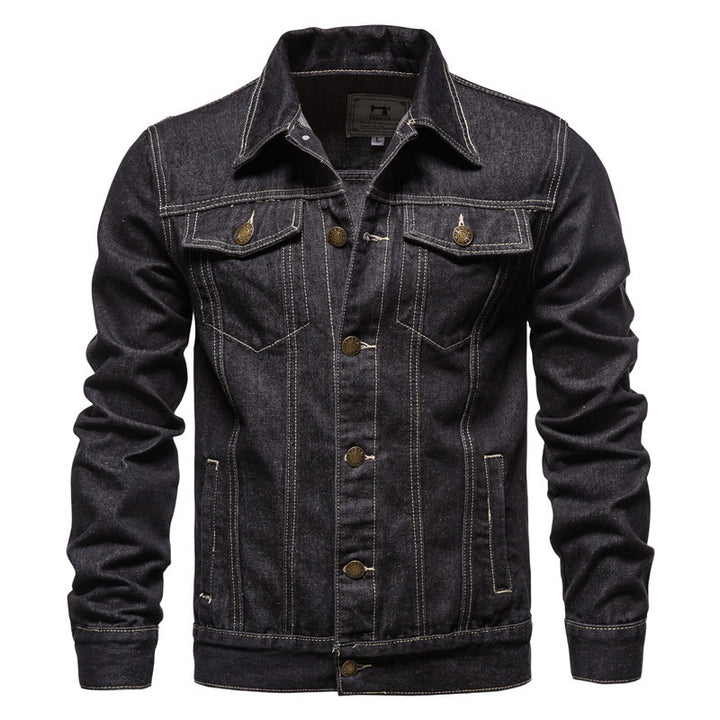 Herren Jeansjacke mit klassischen Details und robustem Design Echoarchiv