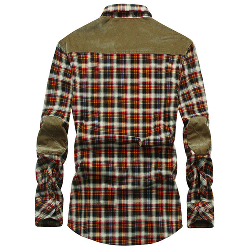 Herren Fleecegefütterte Hemdjacke Echo Archiv