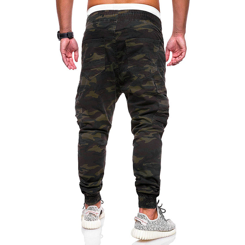 Herren nan taillierte Cargo-Joggerhose mit elastischem Komfortbund, seitlichen Klappentaschen und schmal zulaufenden Bündchen Echo Archiv