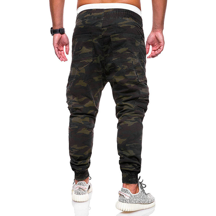 Herren nan taillierte Cargo-Joggerhose mit elastischem Komfortbund, seitlichen Klappentaschen und schmal zulaufenden Bündchen Echo Archiv